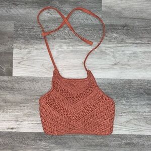 Target knitted swim top